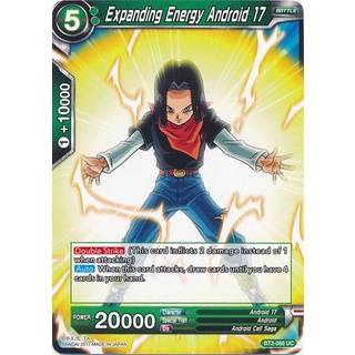 Thẻ bài Dragonball - bản tiếng Anh - Expanding Energy Android 17 / BT2-088'