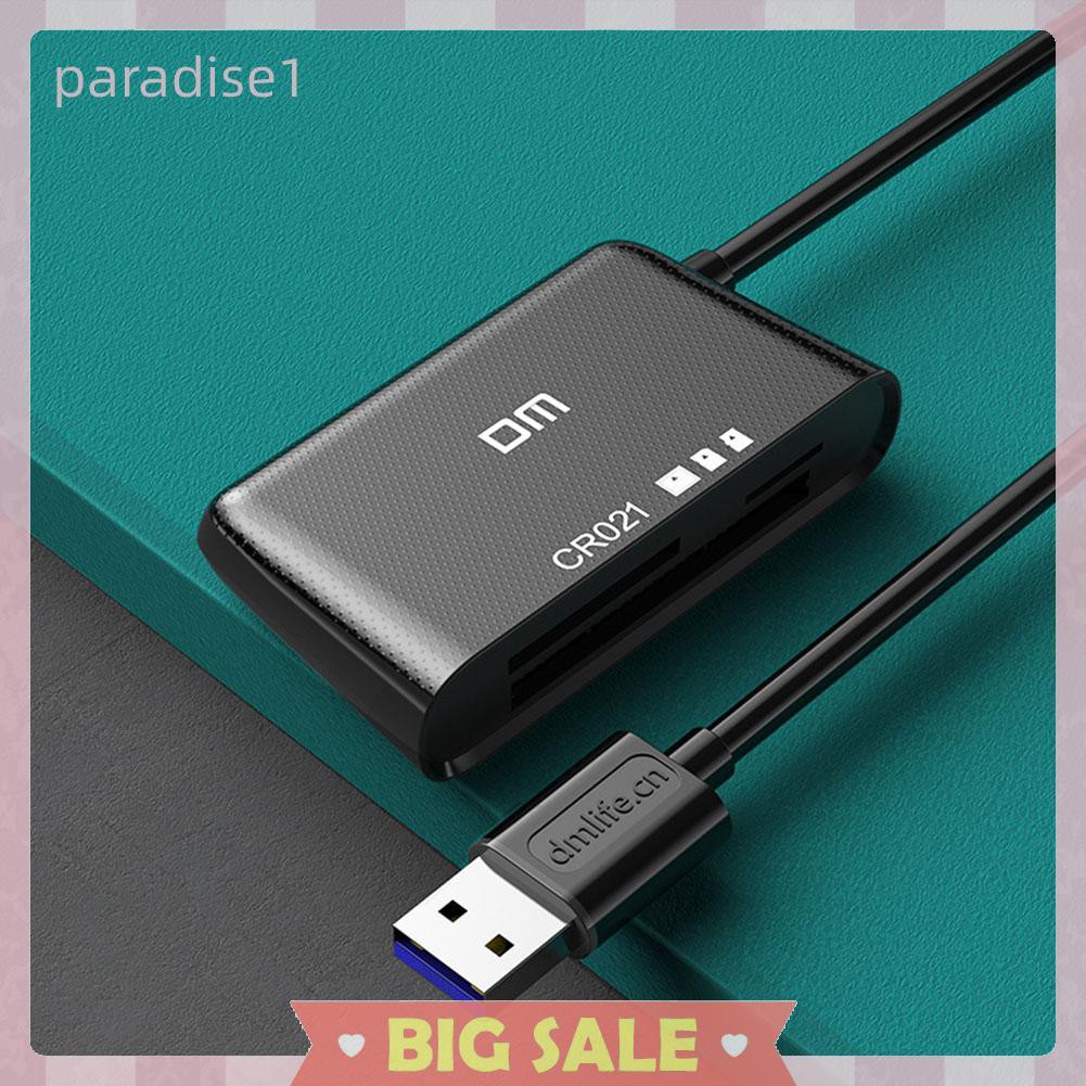 Đầu Đọc Thẻ Nhớ DM CR021 USB 3.0 TF CF Secure Cho Laptop | BigBuy360 - bigbuy360.vn