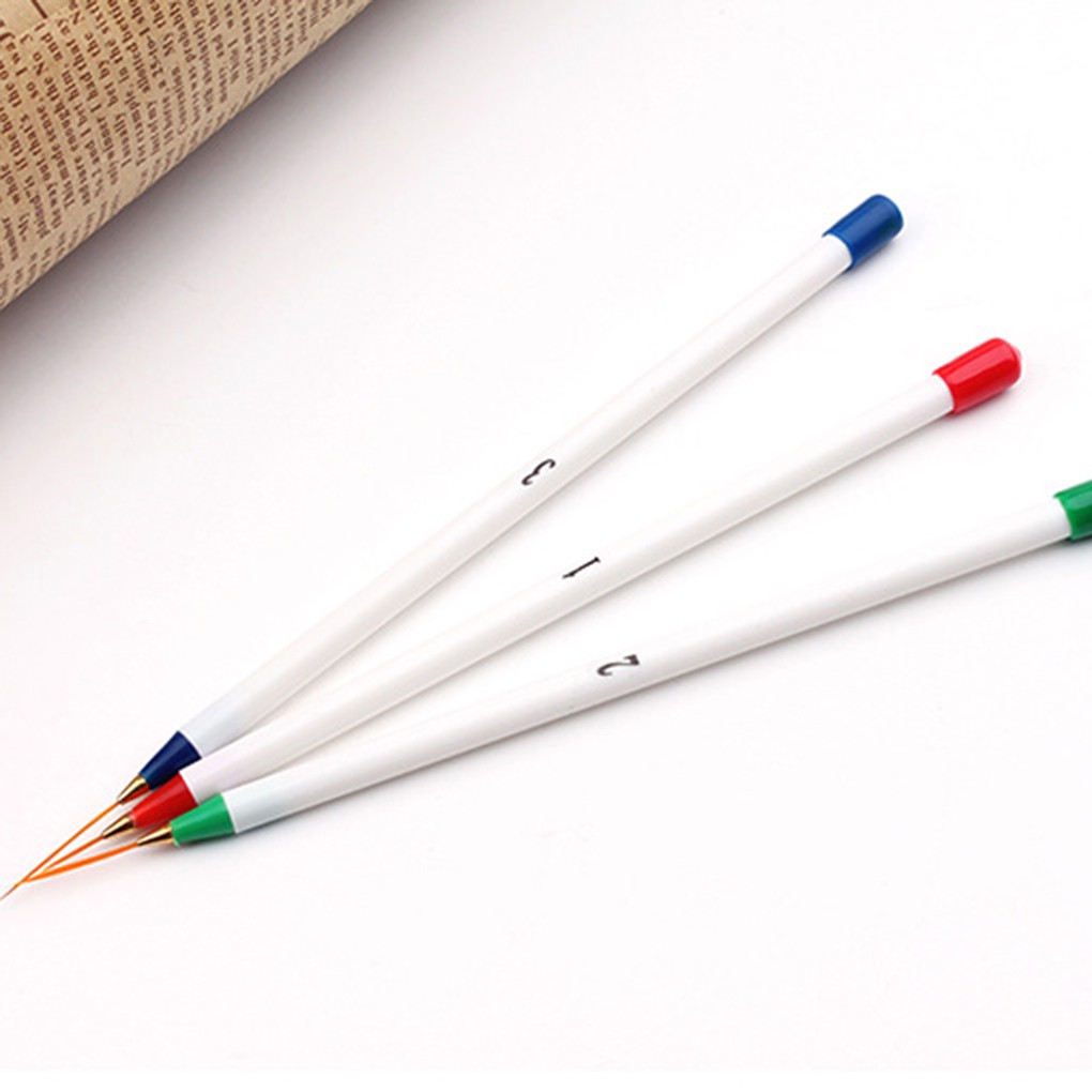 [Hàng mới về] Set 3/ 1 cọ vẽ móng tay nghệ thuật