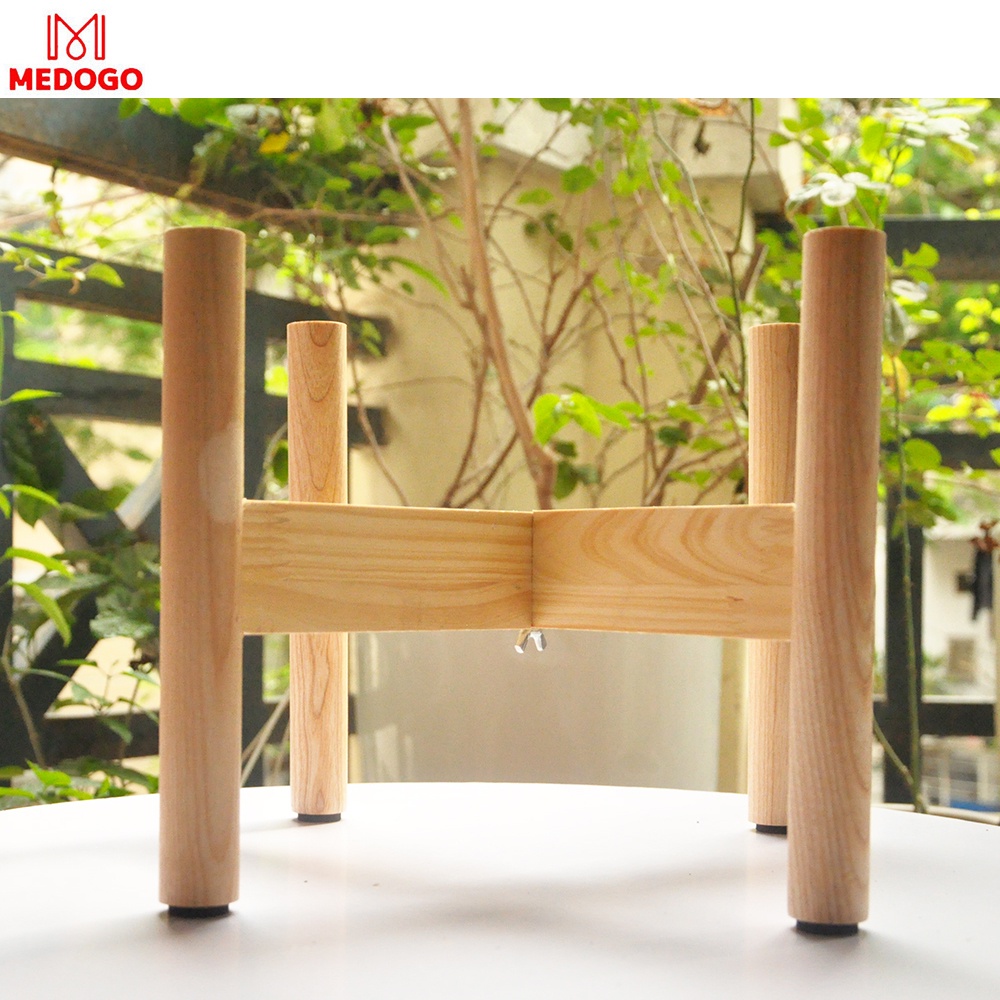 ĐÔN GỖ TRÒN ĐỠ CÂY CẢNH TRANG TRÍ NHÀ CỬA, ĐÔN GỖ ĐỂ CHẬU HOA BẰNG GỖ THÔNG ĐẸP-04