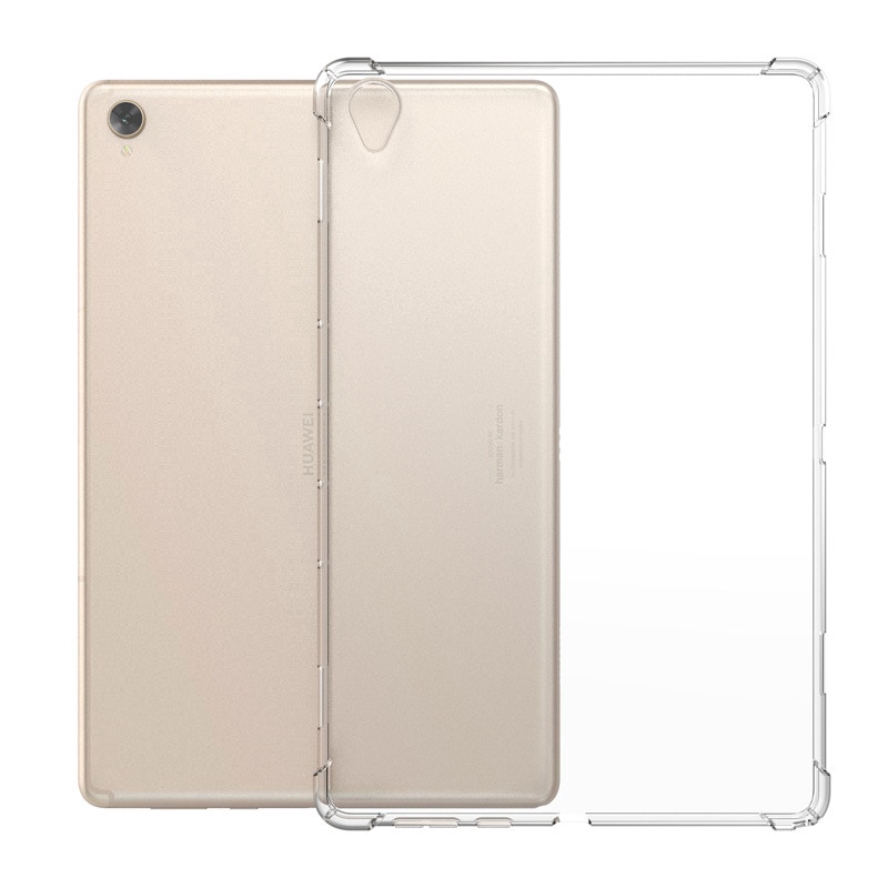 Transparent Shockproof Bumper Case for Huawei MediaPad Pro T3 T5 M6 C5 M5 M3 Lite 2019 Cases Clear TPU Silicone Cover for MatePadPro 10.8 Casing