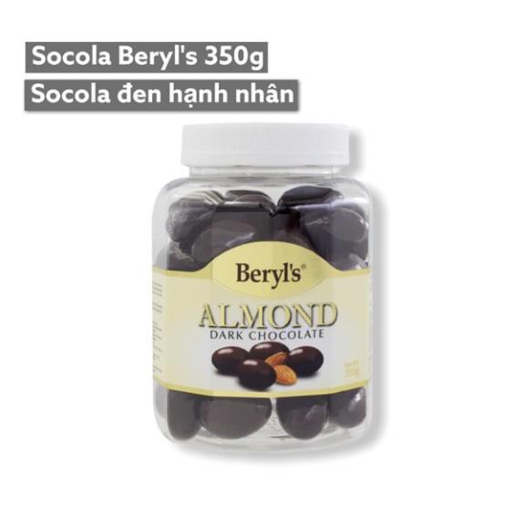 SOCOLA ĐEN HẠNH NHÂN BERYL'S 350G [bachhoatonghop_99]