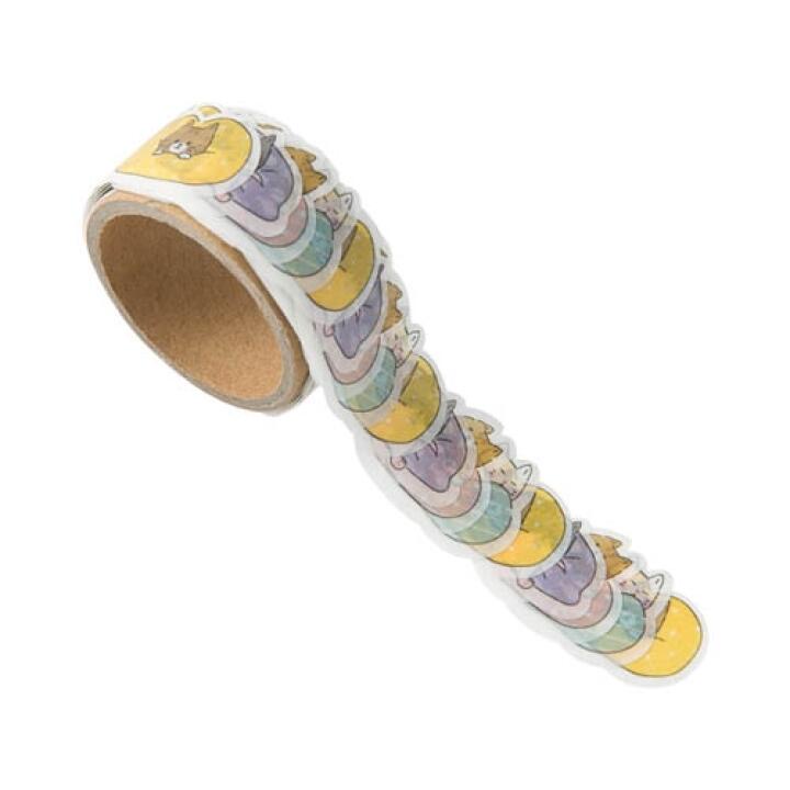Cuộn Băng Dán Trang Trí Sticker ARTBOX Hàn Quốc Hình Những Chú Mèo