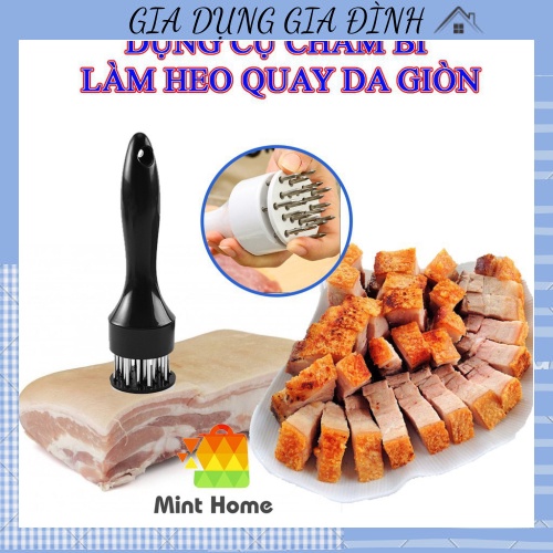 Dụng cụ châm bì, xăm bì, xâm bì, cây châm thịt, xâm thịt, xăm thịt, làm mềm thịt, làm heo quay da giòn 1337 Gia Dụng Gia