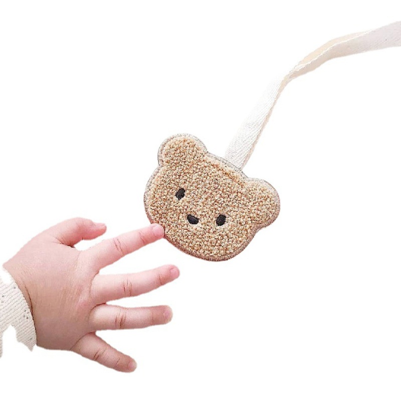 Miếng Dán Thêu Tên Chống Thất Lạc Hình Gấu Hoạt Hình Dễ Thương Cho Bé