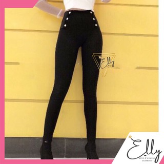 Quần legging cạp cao 6 khuy