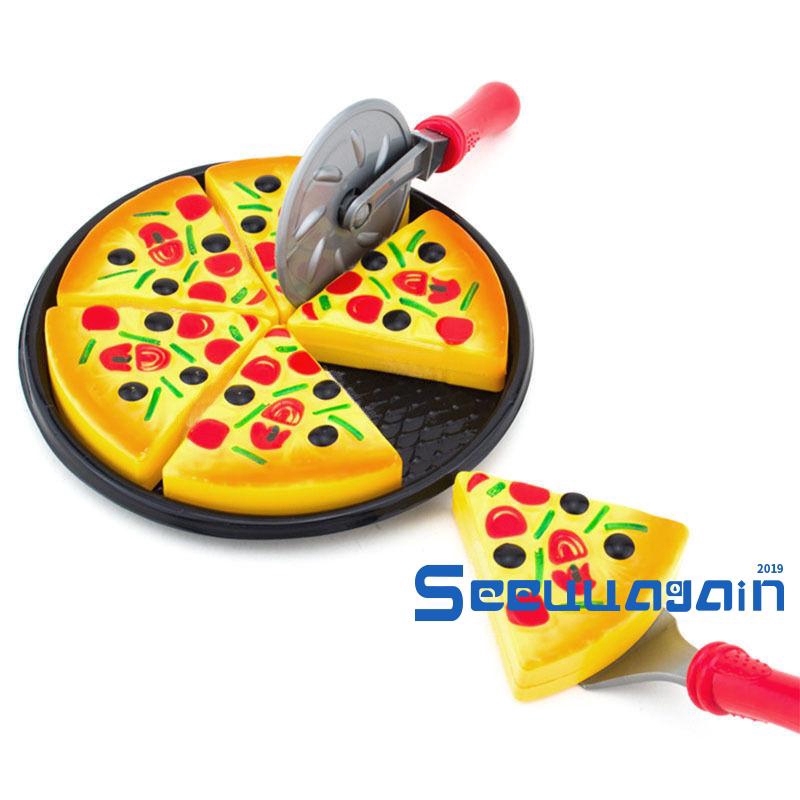 Bộ 6 mảnh mô hình đồ chơi bánh pizza sáng tạo cho bé