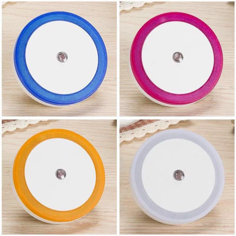 Đèn ngủ LED cảm ứng vuông, tròn tự động bật tắt