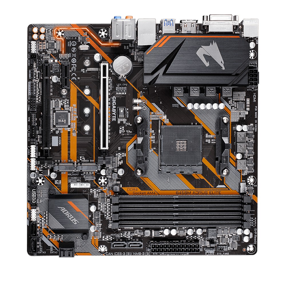 Mainboard Gigabyte B450M AORUS-ELITE