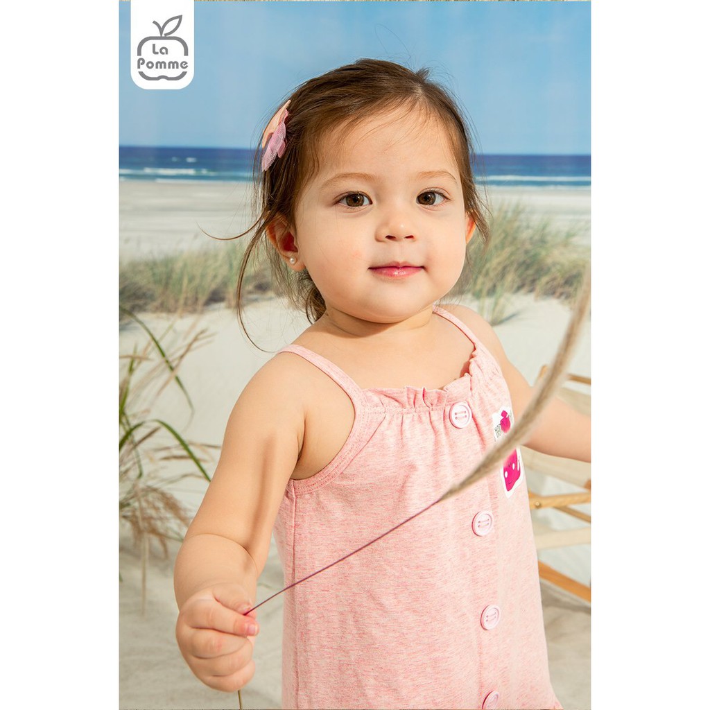 WD003 Đầm hai dây La Pomme Cá voi vui vẻ