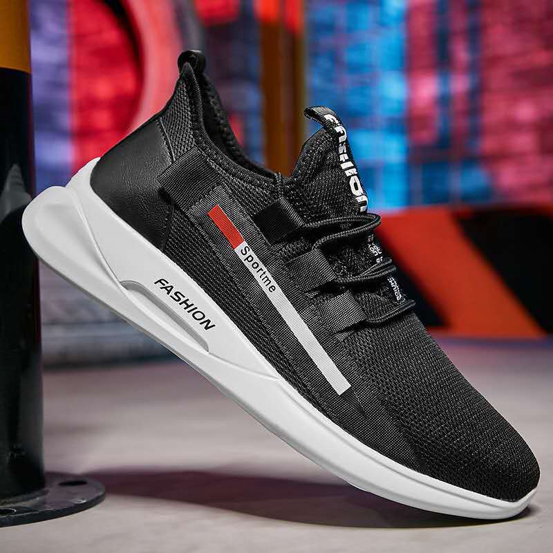 Giày sneaker IELGY trọng lượng nhẹ thoáng khí thời trang chạy bộ cho nam