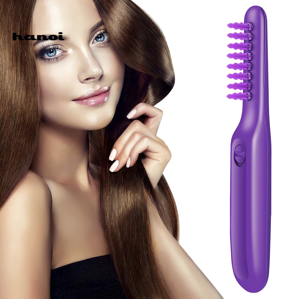 Lược Điện Chải Tóc Ướt Và Khô Tiện Dụng