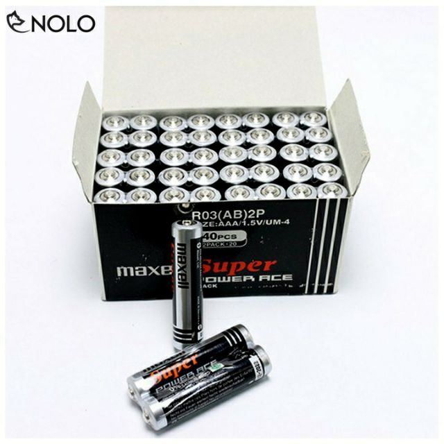 Hộp 40 viên pin tiểu Maxell AAA (date 2023) không bao đổi trả