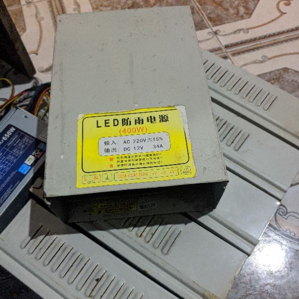 NGUỒN 12V 34A 400W NGOÀI TRỜI CŨ ( Bảo hành 1 tháng)