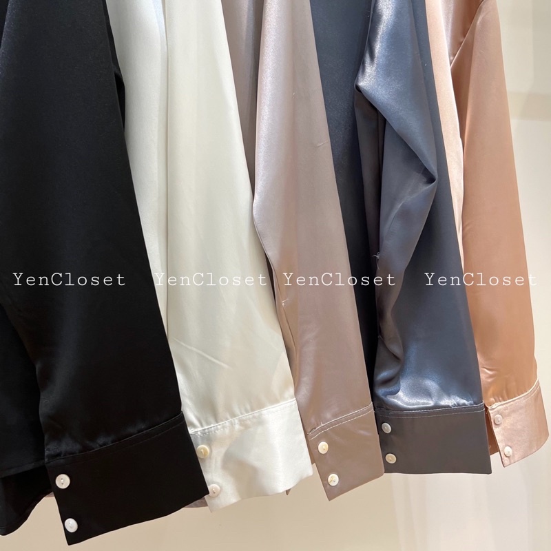 [Freeship] - Sơ mi lụa , hàng TK xịn