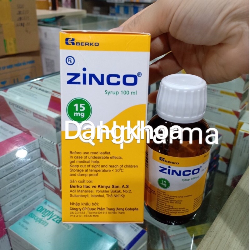 ZINCO SIRO KẼM GIÚP BÉ YÊU PHÁT TRIỂN