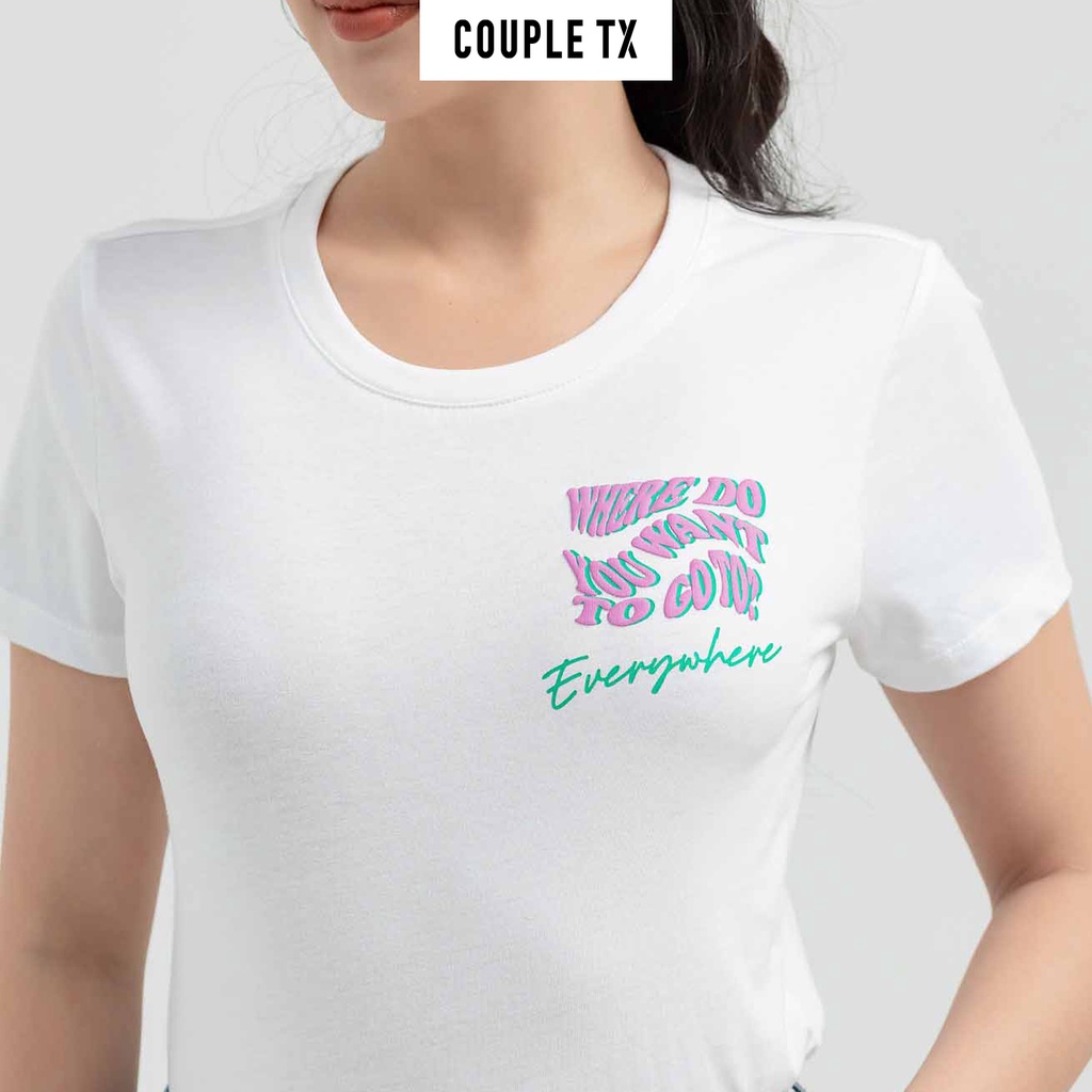 Áo Thun Nữ Form Slim In EveryWhere WTS 2204