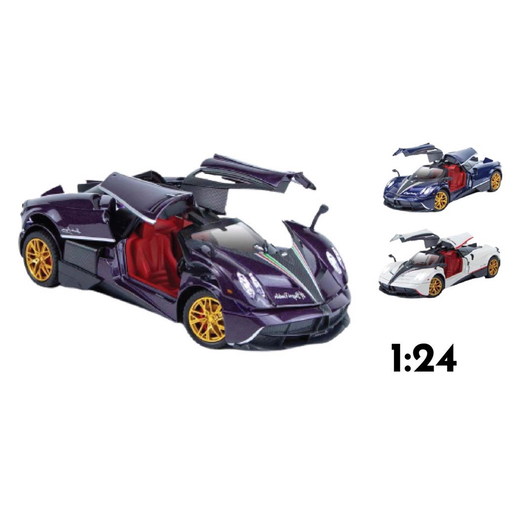 Mô hình xe Pagani Huayra Dinastia đánh lái được full open 1:24 Chezhi 8113