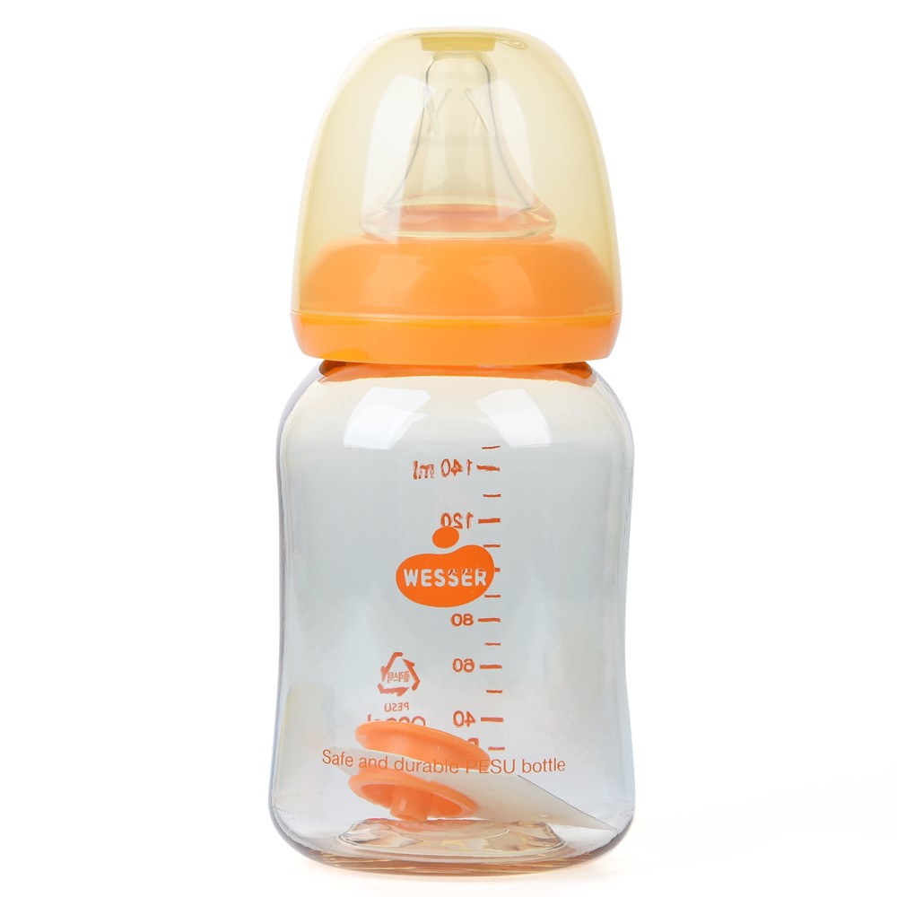 Bình Sữa Wesser Cổ Hẹp PP Bottle Kháng Khuẩn 140ML