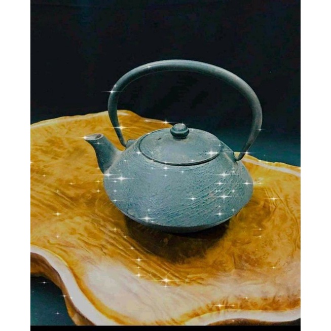 Ấm Tetsubin Nhật Bản màu đen nhám