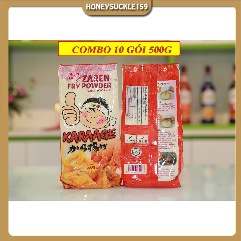 Combo 10 Gói Bột chiên gà KFC Karaage 500g