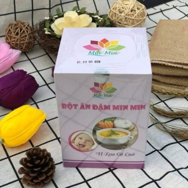 Bột dặm minmin dinh dưỡng 500g