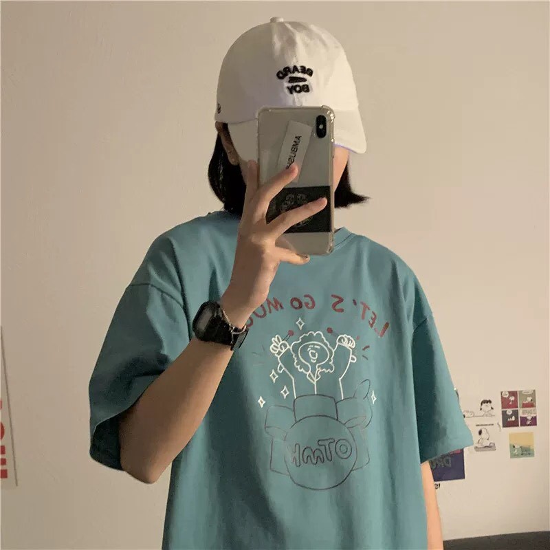 Áo thun Unisex form rộng_Freesize 65kg | BigBuy360 - bigbuy360.vn