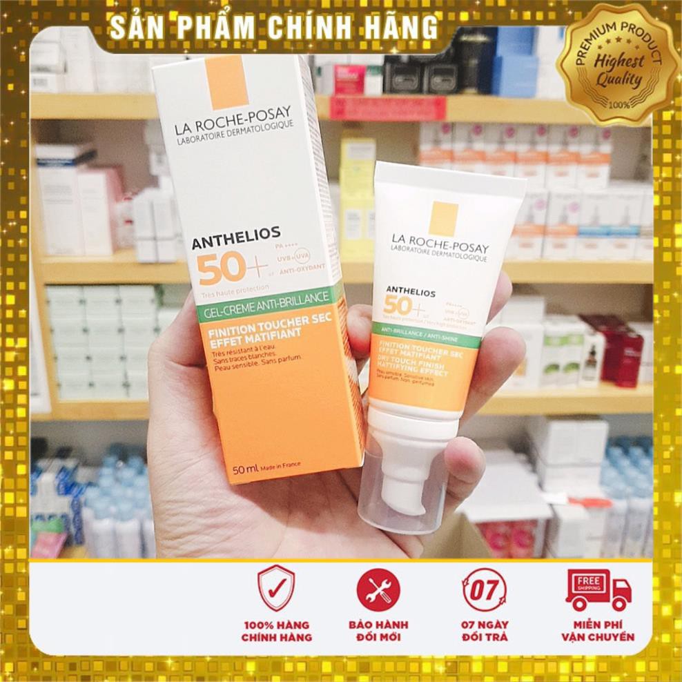 [MẪU MỚI] Kem Chống Nắng La Roche Posay Anthelios Dry Touch Gel-Cream SPF50 Cho Da Dầu, Nhạy Cảm