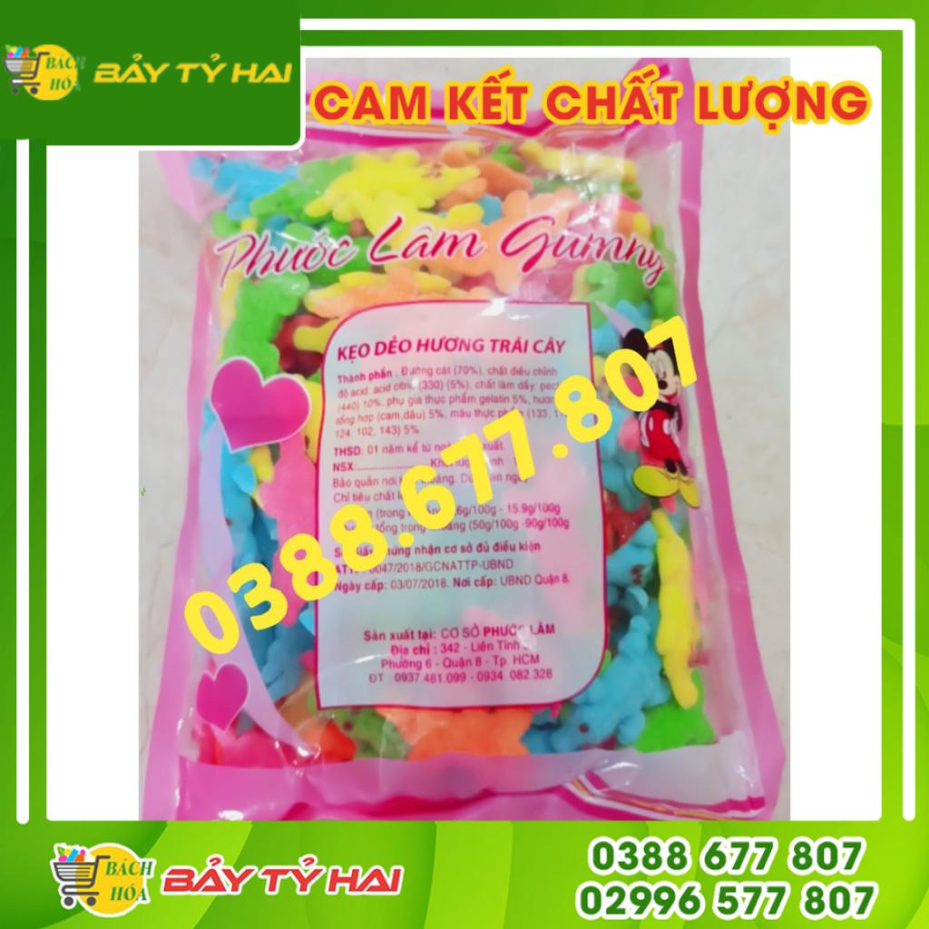 KẸO DẺO HƯƠNG TRÁI CÂY HÌNH CÁ SẤU TÚI 500GR