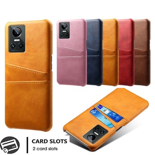 Ốp Điện Thoại Da PU Chống Sốc Kèm Ngăn Đựng Thẻ Cho Realme GT NEO3 5G