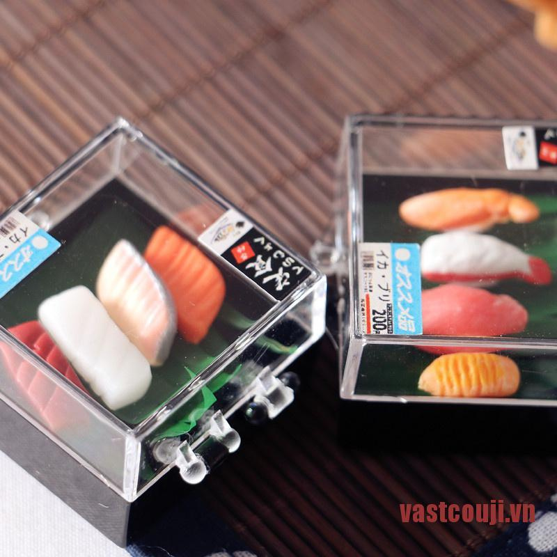 Vastcouji Mô Hình Sushi Sashimi Tempura Trang Trí Nhà Búp Bê