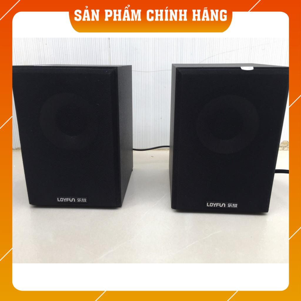 Loa vi tính Loyfun M30 - Loa vỏ gỗ - Âm thanh cực chất - Bảo hành 6 tháng