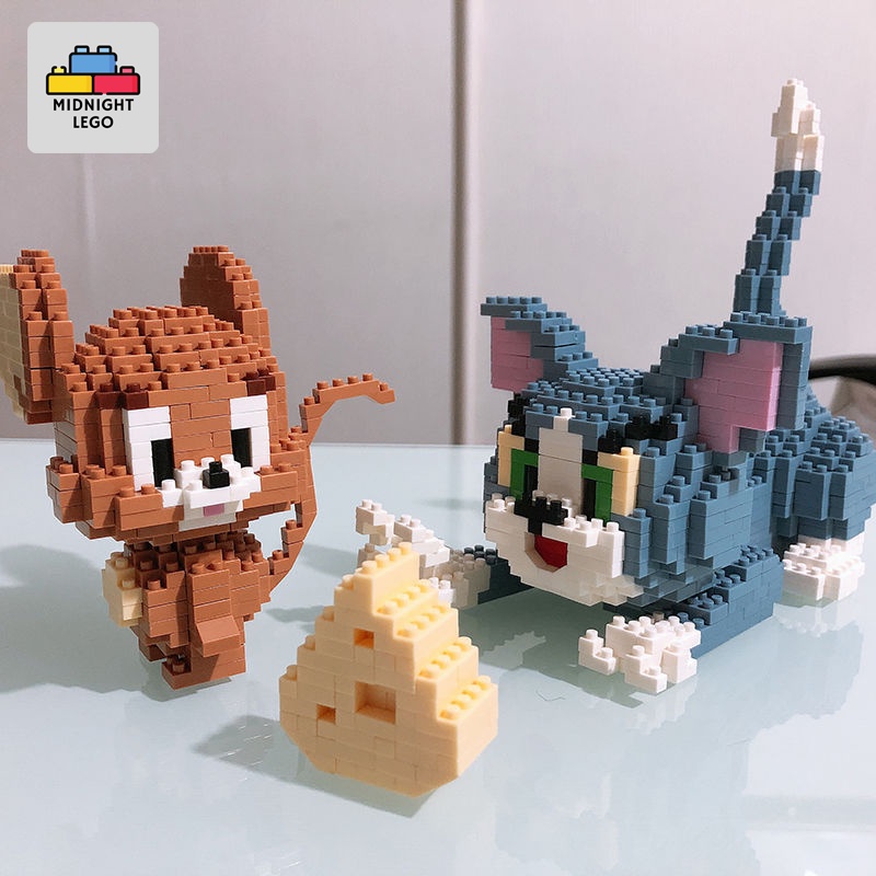 Mô Hình Lắp Ráp LEGO Tom Và Jerry, Mèo Và Chuột, Đồ Chơi Hoạt Hình Tom and Jerry