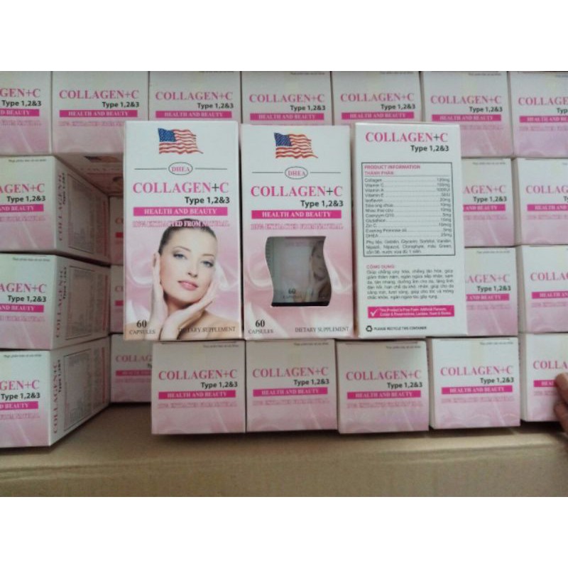 ĐẸP DA, SÁNG DA - COLLAGEN+C 60 viên sữa ong chúa, nhau thai cừu | BigBuy360 - bigbuy360.vn