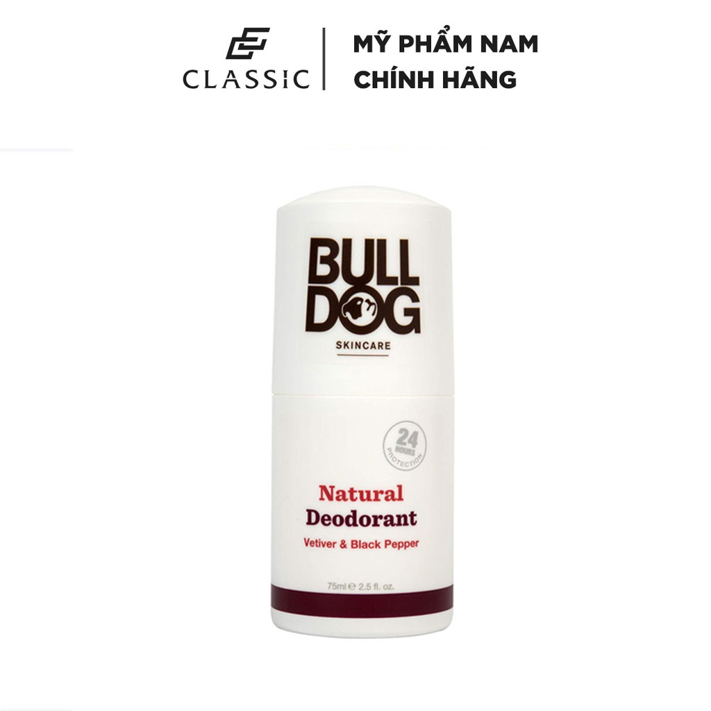 Lăn Khử Mùi Bulldog Vetiver & Black Pepper Natural Deodorant