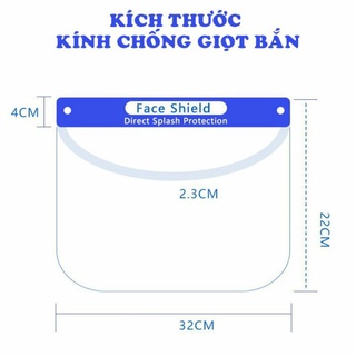 10 Kính che mặt Face Shield