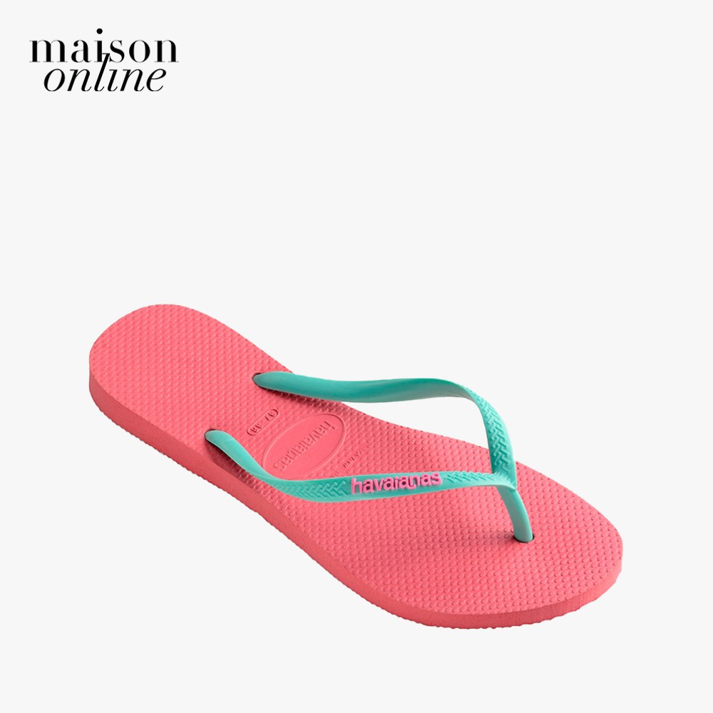 [Mã WABRWS giảm 15% đơn 150K] HAVAIANAS - Dép nữ Slim Logo Pop Up 4119787-7681