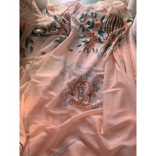 vải tơ óng hoa chân