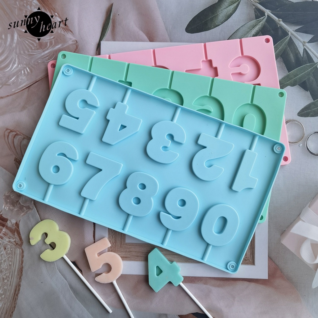 Khuôn Silicone Làm Kẹo Mút / Sô Cô La / Món Tráng Miệng