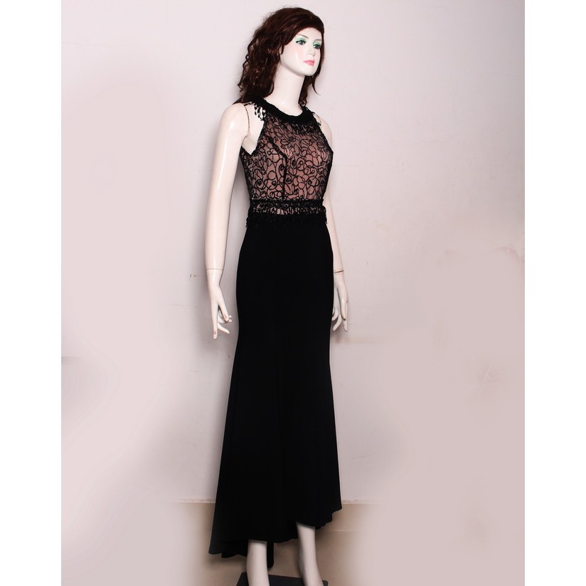 Đầm Dạ Hội Phối Ren Sang Trọng - DDD2082