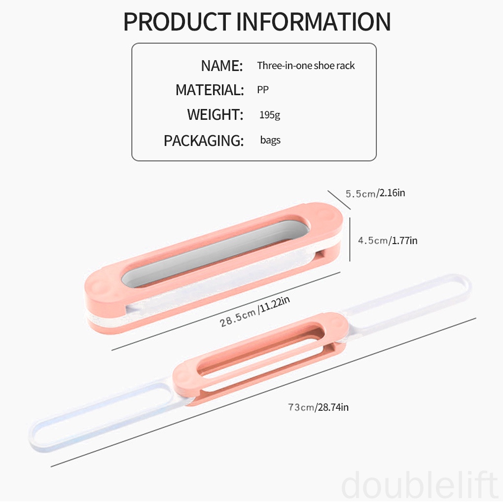 Giá Treo Giày Dép Dán Tường Thiết Kế 3 Trong 1 Sử Dụng Tiện Lợi