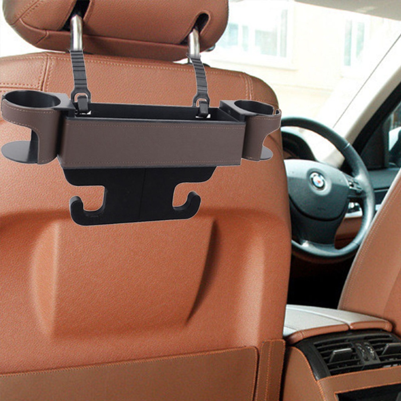 Hộp Đựng Đồ Dùng / Chìa Khóa / Khe Hở Ghế Ngồi Xe Hơi Kèm 2 Ngăn Đựng Tiền Xu Tiện Dụng