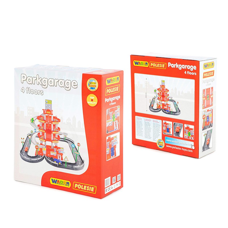 Bộ Đồ Chơi Bãi Đỗ Xe 4 Tầng Polesie Toys 44723