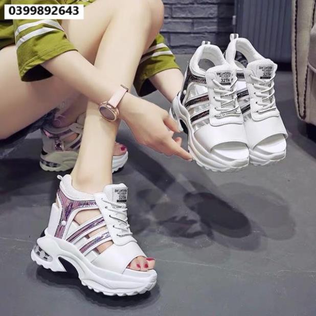 Giầy Sandal nữ cao 11 phân hàng Cao cấp cực nhẹ cực êm kèm ảnh thật minh hoạ ( hàng ORDER)
