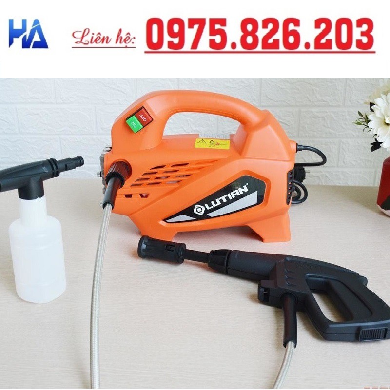 [ FREESHIP ] - Máy Rửa Xe 1600W Lutian LT210G-1600 - Hàng Sẵn