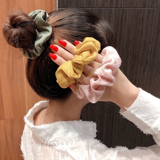 Dây Buộc Tóc Lụa satin Thời Trang Hàn Quốc Cho Nữ