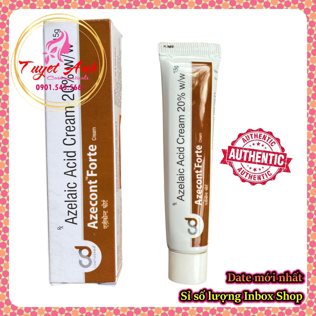 [Auth-Date mới] Acne Derm 20% Azelaic Acid tuýp 20g - BaLan - Kem giảm Mụn, mờ thâm, trắng sáng da