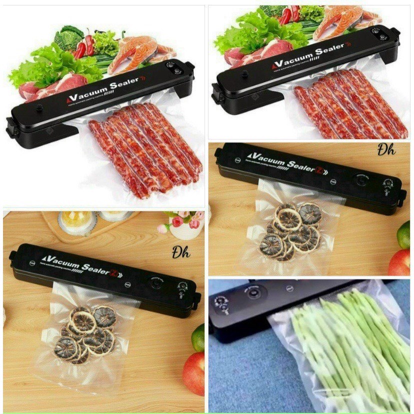 Máy Hàn Miệng Túi Bảo Quản Thực Phẩm VACUUM SEALER Công Suât 90W Máy Hút Chân Không Thông Minh An Toàn Và Hiện Đại