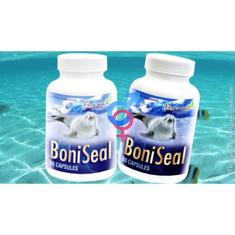 BoniSeal + hỗ trợ bổ thận, kích thích cơ thể tăng tiết testosterol, tăng cường sinh lực nam, nâng cao sức khỏe (lọ 60 vi