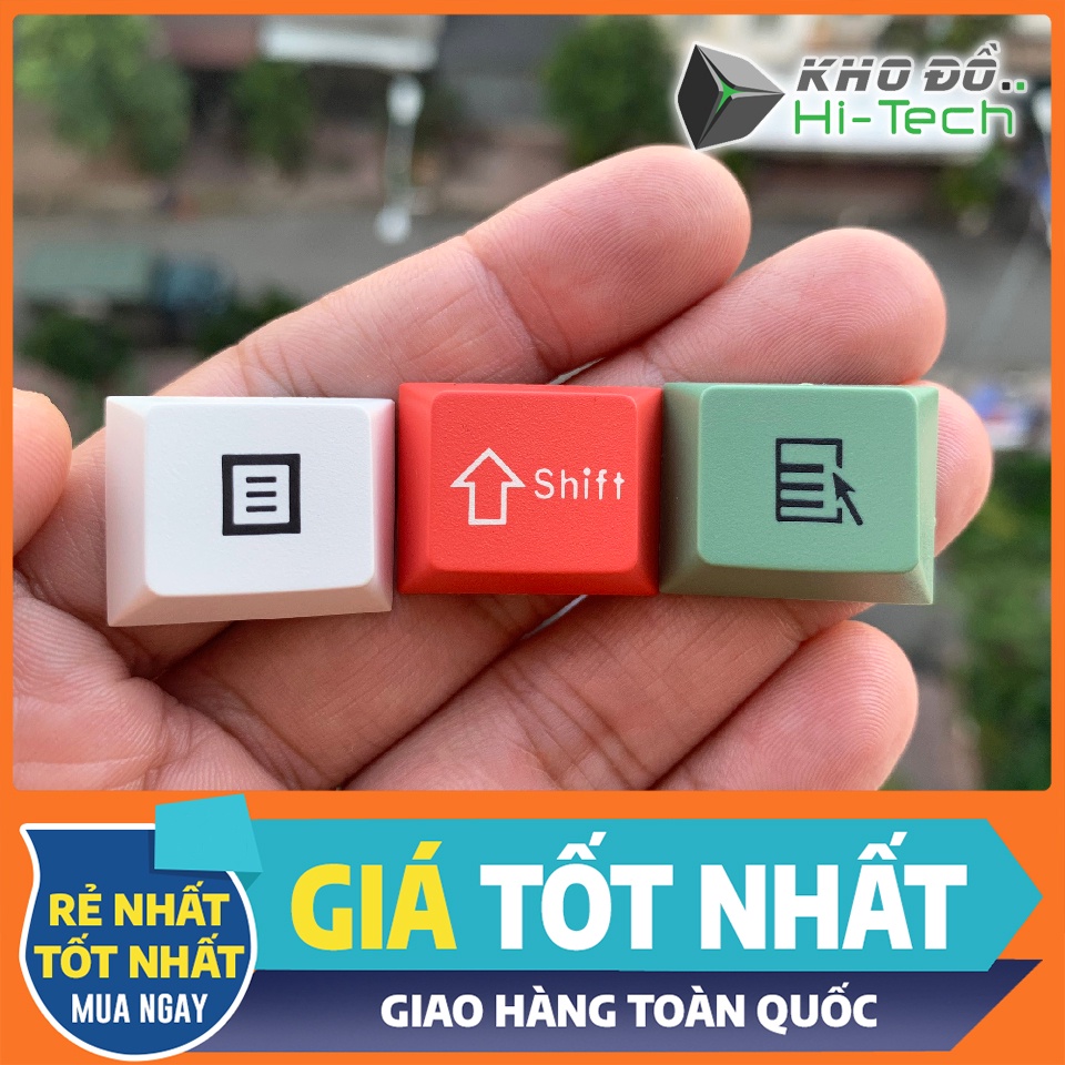 Nút bàn phím cơ keycap JTK Grab 💖 𝘍𝘳𝘦𝘦𝘴𝘩𝘪𝘱 💖 Nhựa ABS in double-shot xịn sò dày cui gõ đầm tay | màu cực đẹp